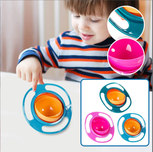 Universal Spill-proof Gyro Bowl For Kids