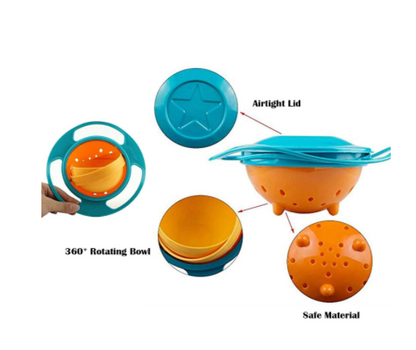 Universal Spill-proof Gyro Bowl For Kids