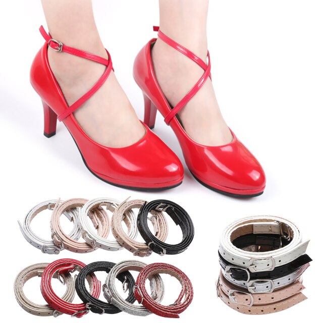 Woman High Heels Anti-Slip Leather Straps