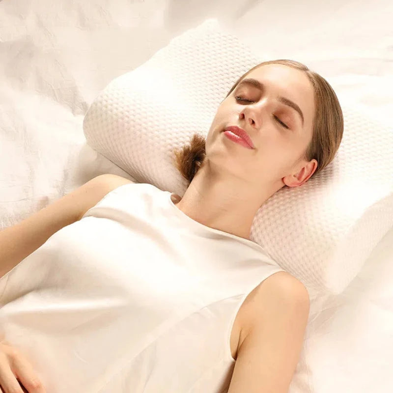 B-Shaped Wave Bed Memory Foam Pillow