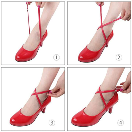 Woman High Heels Anti-Slip Leather Straps