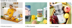 Electric Automatic Fruit Juicer