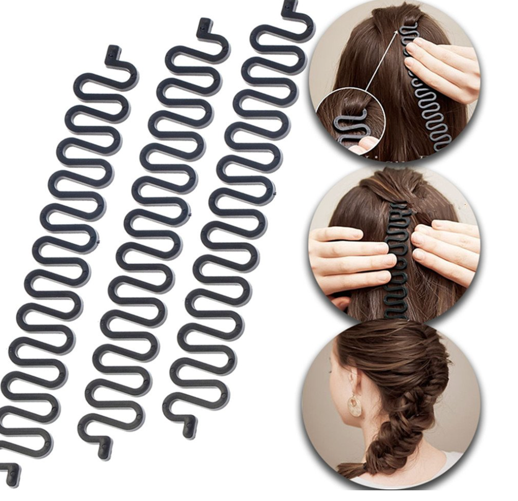 Hair Style Tool For Braids (Pack of 4)