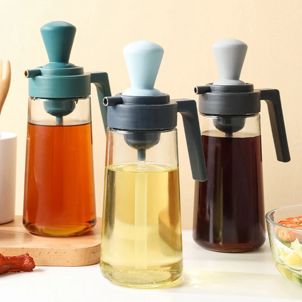 3 in 1 Glass Olive Oil Dispenser Bottle