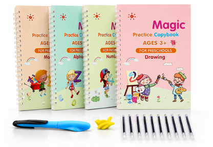 Magic Practice Copybook (4 Book + 10 Refill) (A-127)