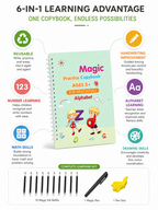 Magic Practice Copybook (4 Book + 10 Refill) (A-127)
