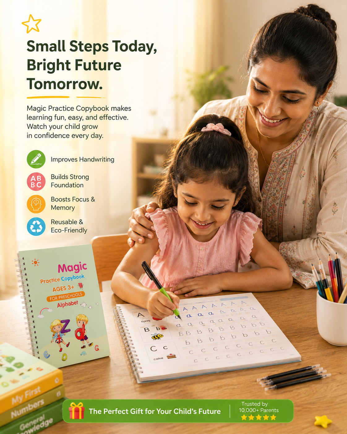 Magic Practice Copybook (4 Book + 10 Refill) (A-127)