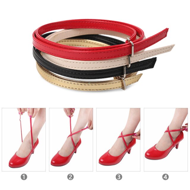 Woman High Heels Anti-Slip Leather Straps