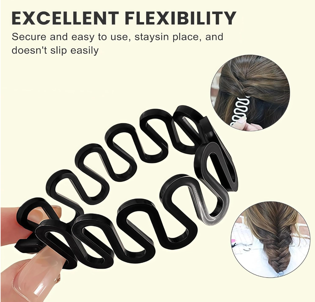 Hair Style Tool For Braids (Pack of 4)