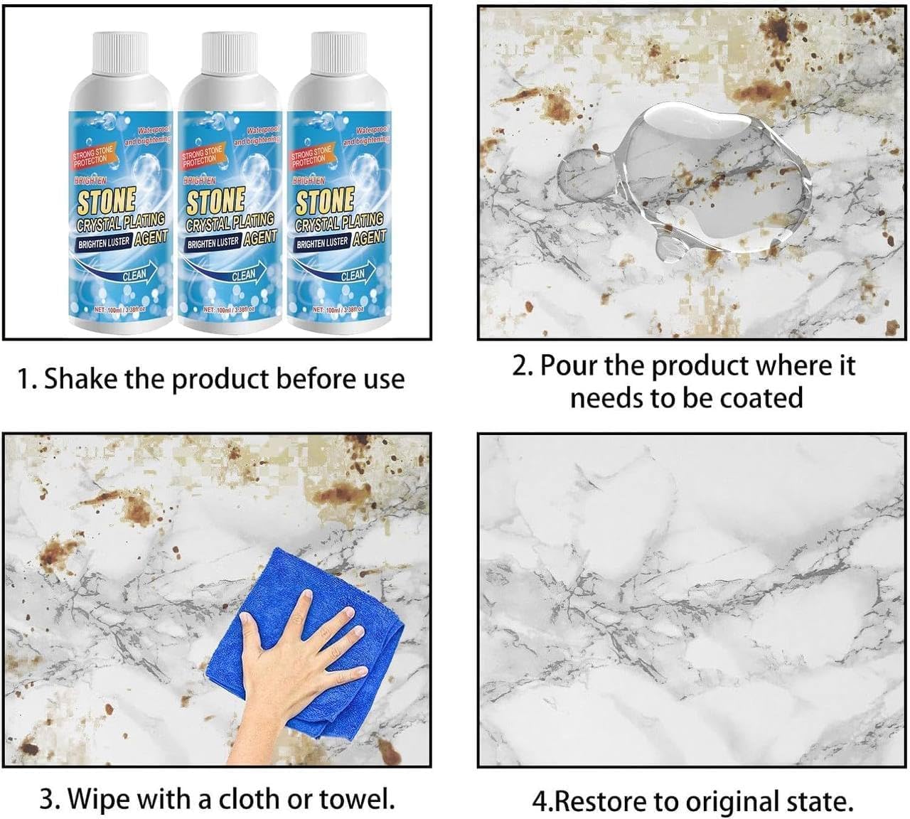 Crystal Stone Polishing Agent