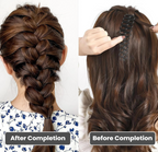 Hair Style Tool For Braids (Pack of 4)