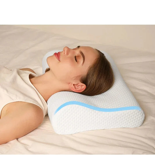 B-Shaped Wave Bed Memory Foam Pillow